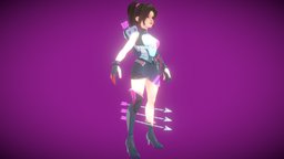 Bow girl 3dart, nendoroid, neon, realistic, manga, characterart, 3dcharacter, unrealengine, cubic, character3d, characteranimation, fortnitemodels, readyforgame, fortnite3d, charactermodeling, handpainted, cartoon, 3d, blender, pbr, lowpoly, blender3d, sci-fi, hardsurface, futuristic, zbrush, stylized, characterdesign, anime, fortnitefanart, pubg3d, pubgmodels, freefireart, freefiremodels, freefire3d, fortnitecreative, pubgart, pubgfanart, pubgcreative, "freefirefanart", "freefirecreative", "fortniteart"