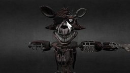 Phantom Foxy FNaF VR HW [model edit 1.0] phantom, foxy