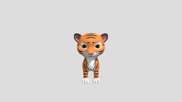 cartoon tiger tiger, cartoon, animal, free, cartoontiger, littletiger, tigerinuu