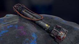 SciFi Hand Grenade crate, grenade, prop, hard, surface, tech, cyberpunk, substancepainter, weapon, blender, sci-fi, war, hand, moid3d