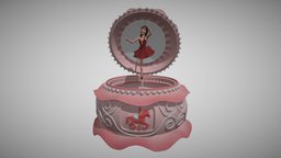 Ballerina Music Box ballerina, 3dcharacter, musicbox, 3dsculpt, zbrush, 3dmodel, onceuponamusicbox