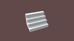 Shrimple Stair simple3dmodel, simplemodel, simple-model, building, simple, noai