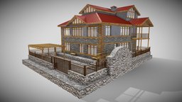 Himachal House cottage, residence, india, unwrap, himachal, pbr, house, building