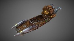 Nexgen lowpoly game model normalmap, nexgen, lowpoly, boat