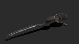 Black Thunder prop, harrypotter, broomstick, blender, vehicle, witch, fantasy, sport, quadribol, noai