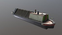Canal Narrowboat barge, canal, water, dmu, watercraft, vehicle, boat