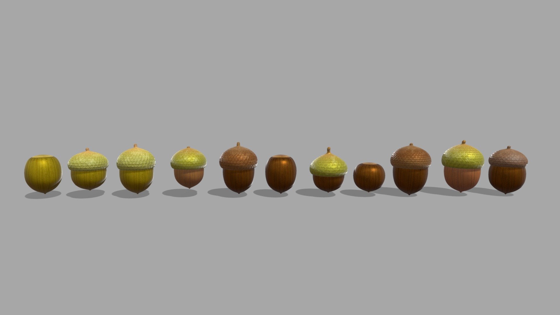 acorn - Buy Royalty Free 3D model by ostrich (@gohean33) 3d model