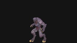HellKnight fanart, hell, doom, doom2016, hellknight, character, gameart, gameasset, creature, gameready