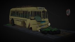smashed bus ivy, shards