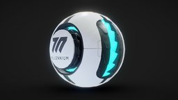 アテナ3号 / Blue Archive drone, sphere, substancepainter, weapon, maya, blender, sci-fi, bluearchive