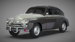 GAZ M-20 «Победа» (Pobeda) soviet, russian, russia, ussr, winner, win, gaz, 1950s, oldcar, fastback, pobeda, m20, vehicle, car, m-20