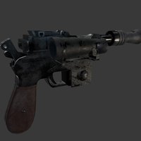 Luke Skywalkers DL44 Blaster games, blaster, mauser, lukeskywalker, gamesasset, dl44, mauserc96, starwars-2016, starwars, gun