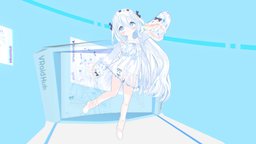 VRM/VRChat model : 凉宫澪 Suzumiya Mio vrchat, vtuber, vroid, vrm, vtuber-commission