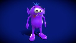 Cute Monster Character sculpt, cute, alien, character, cartoon, blender, stylized, monster, ryanking, ryankingart