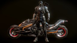 Low Poly police, warhammer, destiny, soldier, ninja, cyberpunk, motorcycle, finalfantasy, final, cyborg, engine, metalgear, gunblade, warframe, sportsbike, excalibur, vehicledesign, cybernetic, perseus, spaceninjas, cyberpunk-2077, character, vehicle, lowpoly, scifi, military, futuristic, robot, person, hisqie, valorant, spaceninja, kayo, hisqiefurqoni