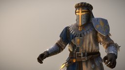 The Grail Knight warhammer, armour, assets, medieval, rig, templar, sigmar, knight-armor, bretonnia, fantasyweapon, vermintide, fantasycharacter, medievalcharacter, fatshark, ageofsigmar, medievalfantasy, character, helmet, sword, fantasy, knight, warhammer40k, gameready, warhammer-fantasy
