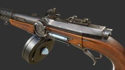 Flintlock Submachine Gun rifle, ww2, crystal, submachine, antique, gem, ppsh, ppsh-41, flintlock, ppsh41, gemstone, fantasyweapon, substance, weapon, fantasy, gun, war, smg, mp34, flintlocksmg