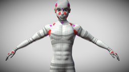 Male Body body, base, anatomy, topology, boy, basemesh, muscles, athletic, boycharacter, anime-character, character, man, animation, human, male, anime, animebody