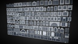 Windows Collection office, exterior, windows, entrance, magazine, out, entry, store, window, trade, decor, facade, architecture, house, home, building, workshop, shop, modular, wall