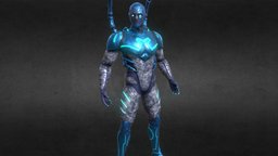 BlueBeetle humanoid, hero, superhero, game-ready, unreal-engine, dccomics, ue4, game-asset, malecharacter, gamecharacters, dc-comics, human-anatomy, male-character, pbr-texturing, dceu, pbr-game-ready, pbr-materials, maya, character, unity, unity3d, blender3d, gameasset, blue, gameready, humanoid-character, dccharacters, bluebeetle