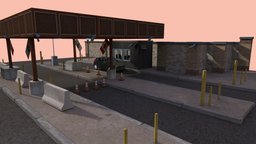 Border Patrol_2023 office, road, booth, virtualreality, border, metaverse