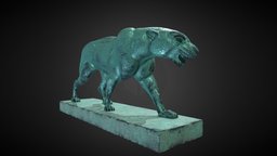 Yaguarete esculpture, bronce, zbrush, yaguarete