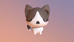 Cute Cat cat, cute, zbrushsculpt, zbrush, animal