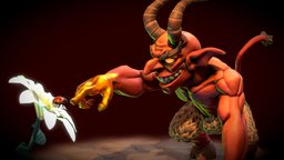 Midas Demon Touch demon, ladybug, midas, gamemesh, demoniac, estilizado, stylizedart, handpainted, game, lowpoly, stylized