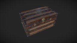 Steamer Trunk environments, videogameart, substanceassets, substancepainter, substance, maya
