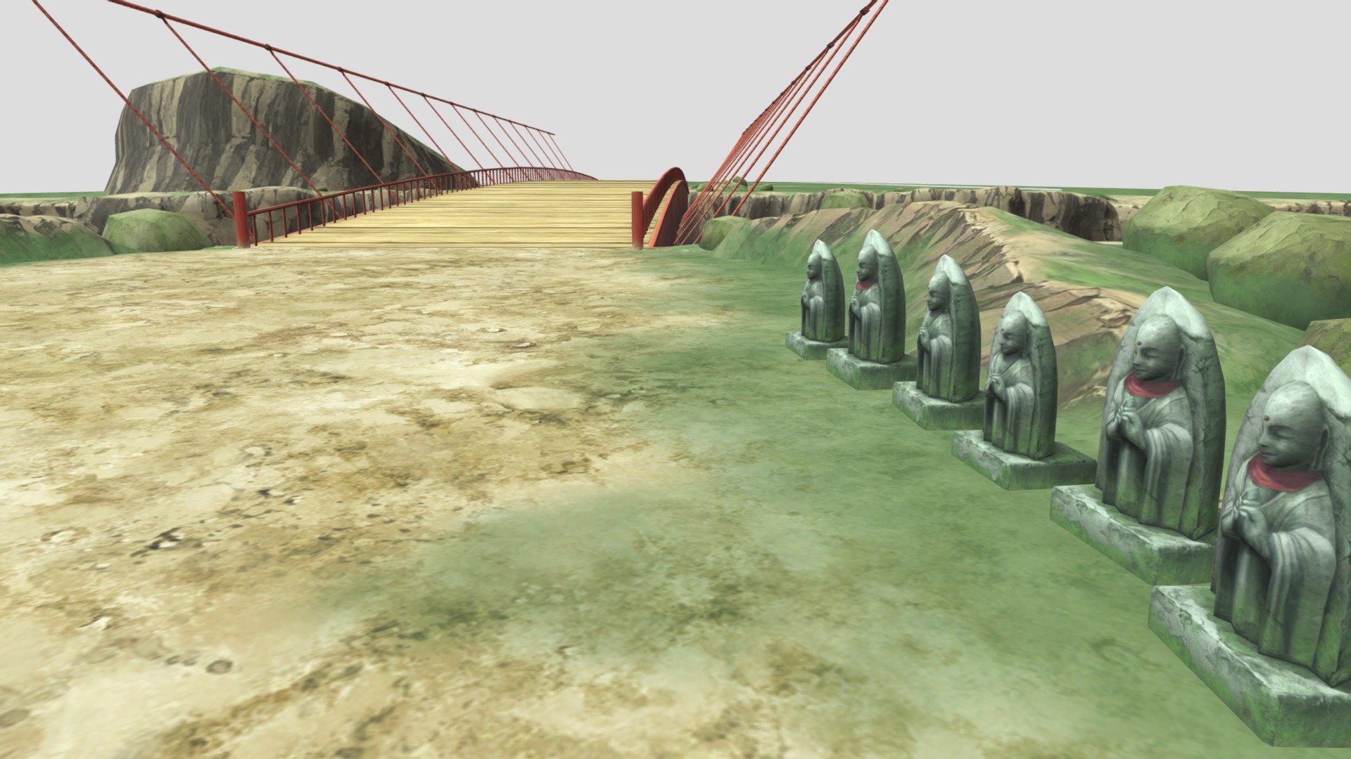 a moba style map project inspired by The world of Naruto - PROYECTO MOBA NARUTO V0 1 - 3D model by jmartinez20592 (@JMARTZ504) 3d model