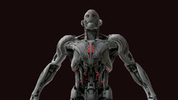 ULTRON V2 blend, goblin, pro, suit, universe, printing, marvel, pose, figure, paint, new, ultron, modeling, rigged, 2022