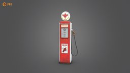 Vintage Gas Pump automobile, truck, transportation, gas, oil, gasoline, vintage, retro, urban, petrol, diesel, dust, automotive, dispenser, fuel, machine, station, gas-pump, gasstation, gaspump, petroleum, gas-station, substancepainter, substance, vehicle, substance-painter, car