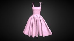 Barbie Dress- Barbie Logo virtual, games, gaming, fashion, beauty, doll, vr, designer, dress, marvelous, daz3d, apparel, clo3d, barbie, marvelousdesigner, metaverse, garments, clo, 3dfashion, barbies, virtual-world, clo3dfashion, gaming-world, meta-look, meta-fashion, barbie2023, barbiemovie, barbie-dress, barbie-doll
