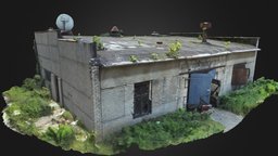 Old Soviet Car Repair Shop abandoned, soviet, wreck, industry, wasteland, waste, old, ussr, 3d, scan, industrial