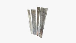 Planks Weathered tree, fence, plant, wooden, plank, exterior, log, block, photorealistic, timber, board, big, cut, sculp, realistic, nature, cutting, architecture, scan, wood, building