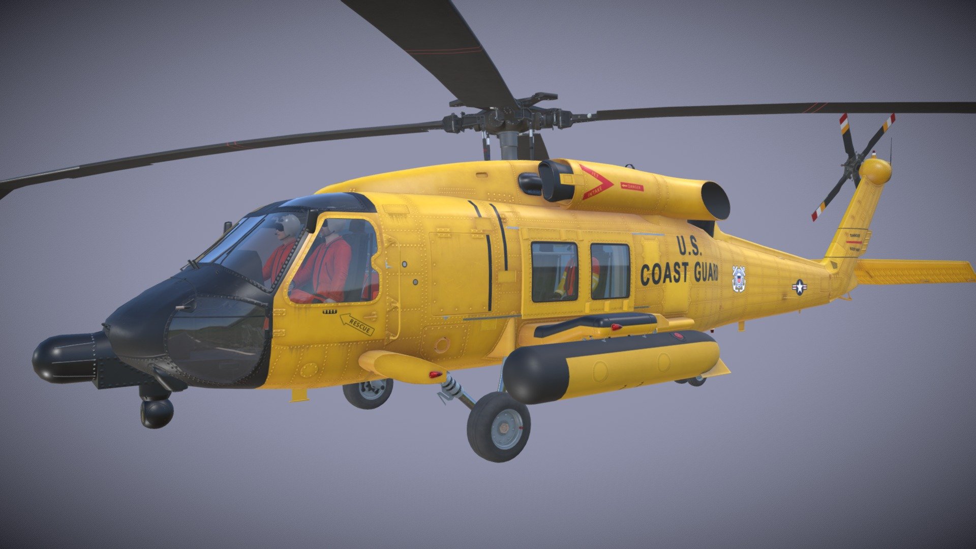 Helicopter Sikorsky MH-60T  &ldquo;Jay Hawk