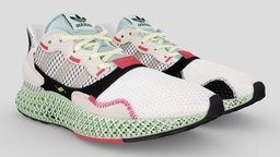 Adidas Consortium ZX4000 Futurecraft future, fashion, secondlife, ar, shoes, nike, trainer, woman, sneaker, adidas, wear, sims, jordan, apparel, streetwear, shoescan, character, scifi, man, ootwear