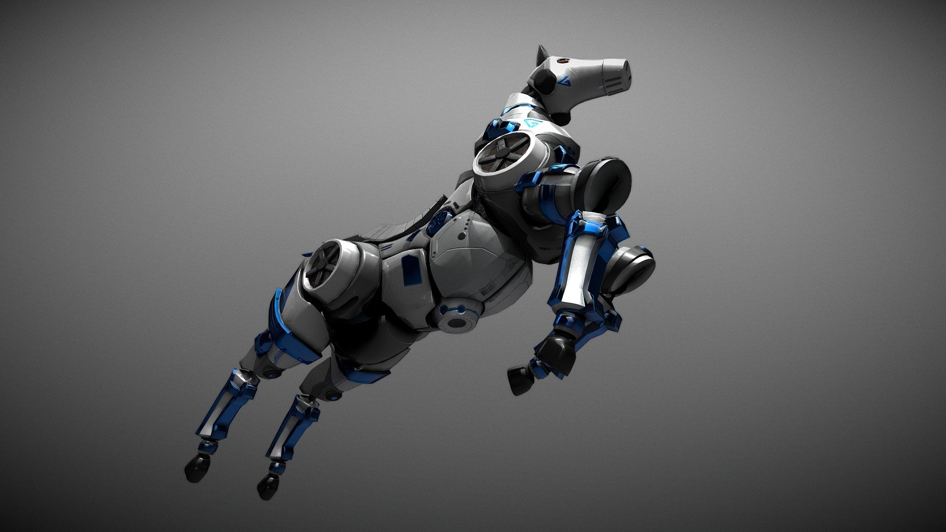 Folder Assignment 1 - Robot hard surface - Folder Assignment 1 - Robot hard surface - 3D model by Sukuk (@milask333) 3d model
