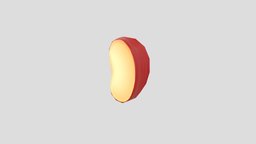 Apple Slice green, food, fruit, red, organic, apple, cut, dessert, slice, juicy, ripe, sliced, nutrition, 3d, low