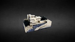 Fallingwater fallingwater, lego, cascata, realitycapture, architecture, photogrammetry, archaeology