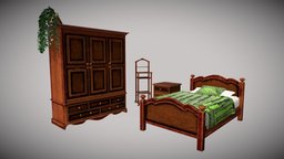 We Set plant, bed, stand, rack, furniture, package, asset