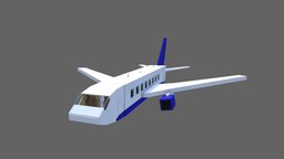 Boeing 767 airplane, aviation, blockbench, plane