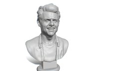 Tom Cruise print, star, movie, printable, tom, cruise, digital3d, 3d, zbrush, sculpture