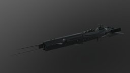 Sol Class Destroyer destroyer, sci-fi, spaceship