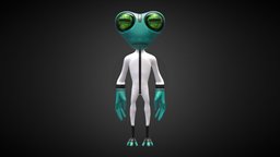 ben 10 grey matter ben, 10, charactermodel, zbrush-sculpt, gray-matter, substancepainter, character, zbrush, characterdesign, ben-10-grey-matter, ben-10