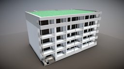 Modern flats flat, architect, steam-workshop, citiesskylines, low-poly-model, steam_workshop, cities_skylines, building-modern, luminou, cities_pdx, building-design, building, cities-skylines, workshop, steamworkshop