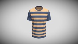 Mens Loose Fit Short Sleeve Round Neck Tee tshirt, cloth, top, tee, obj, fbx, apparel, digitalfashion, 3dapparel, appareldesign, digitalfashionwear, teeobj, digitalapparel, 3dtee, tshirtdesign