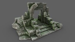 Gate gate, ruin, castle, ancient, stairs, brick, architectural, stone, decoration, rock, door, temple