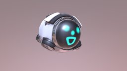 Healer Dog Mech Game Art & Animation dog, assets, mech, pet, 3dart, low-poly-model, cartoon, game, texture, pbr, model, animation, stylized, robot