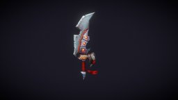 Blade of Vengeance Fanart study, studentproject, handpainted